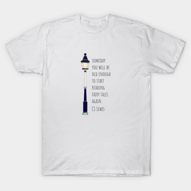 Old Enough for Fairy Tales // CS Lewis T-Shirt by CarolineTherese